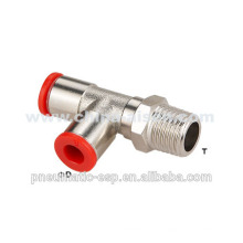 China brass swivel male run tee pneumtic fittings